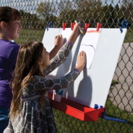 Children&#039;s Double Hanging Fence Easel