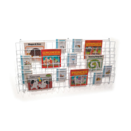 Classroom Horizontal Wall Book Rack (6 Shelves)