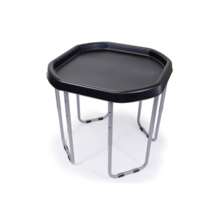Early Years Mini Black Tuff Tray with Silver Stand