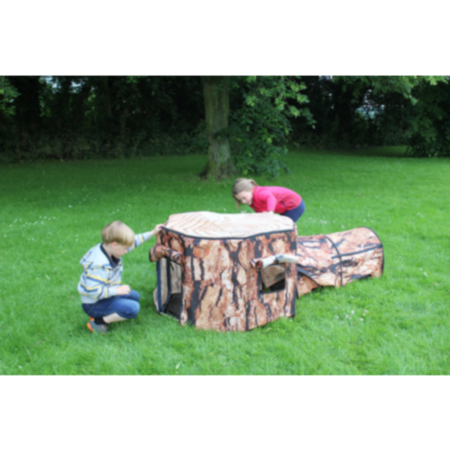 Early Years Natural Tree House and Tunnel - With Frame