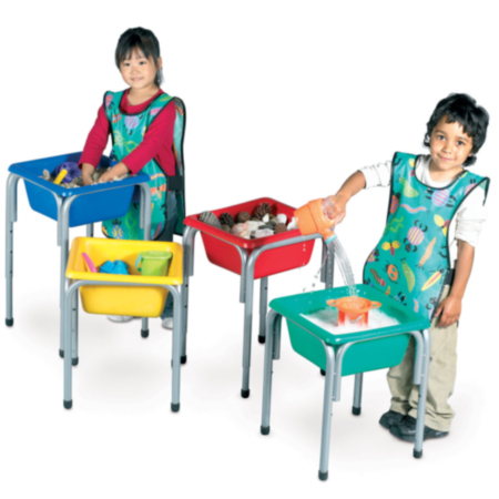 Early Years Titchy Tubs Water Play Set of 4 Colour Tubs with Stand