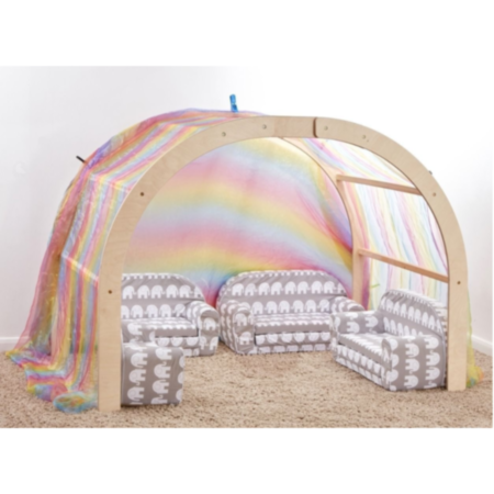 Wooden Classroom Indoor Group Reading Space Arch Frame