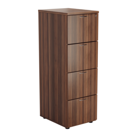 4 Drawer Filing Cabinet - Dark Walnut