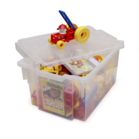 Early Years Mobilo Construction Set - 424 Pieces Plus Gratnells Tray and Lid