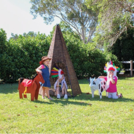 Early Years Willow Teepee Play Den