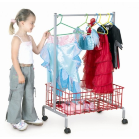 Early Years Mobile Metal Frame Dressing Up Trolley