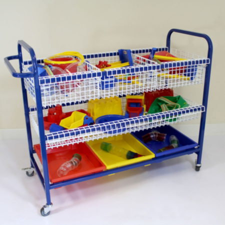 Early Years Sand and Water Trolley with Gratnells Trays