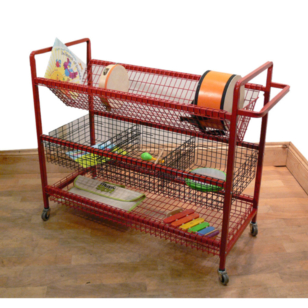 Classroom Music Instrument Storage Trolley