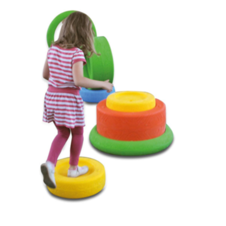 Early Years Outdoor Play Tyres Set of 3