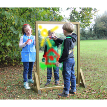 Nursery Outdoor Acrylic Messy Play Painting Mirror