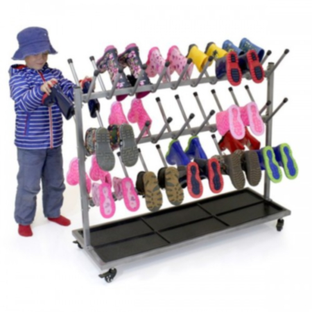 Classroom Wellington Boot Storage Rack