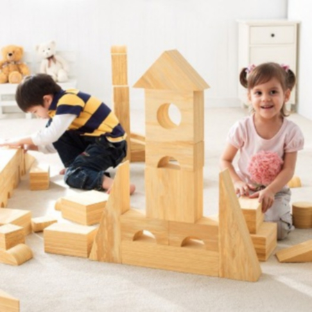 Softwood Early Years Building Blocks Set of 56
