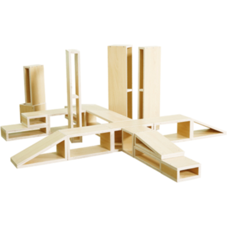 Early Years City Wooden Blocks Construction Kit - Basic Set