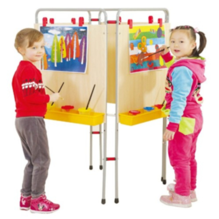 Early Years Four Sided Wooden Art Easel