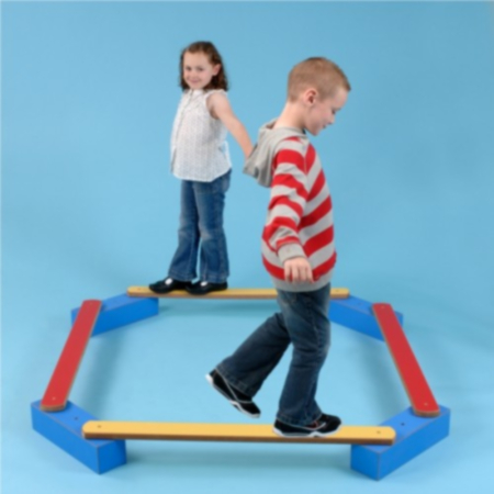 Early Years Wooden Coordination Balancing Beam