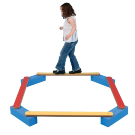 Early Years Wooden Coordination Balancing Beam