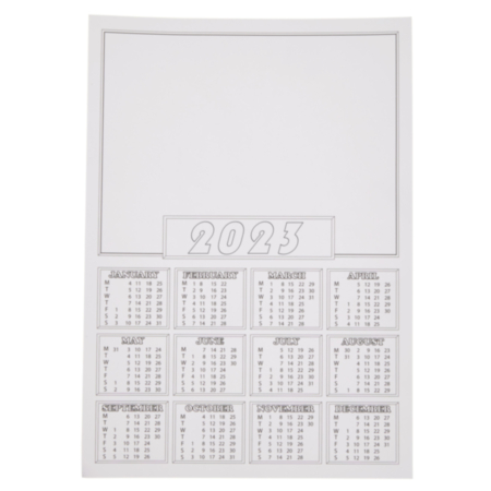 2024 Calendar Blanks Pack 50