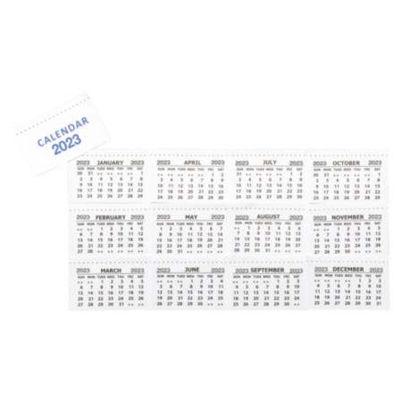 2024 Calendar Tabs Pack 50