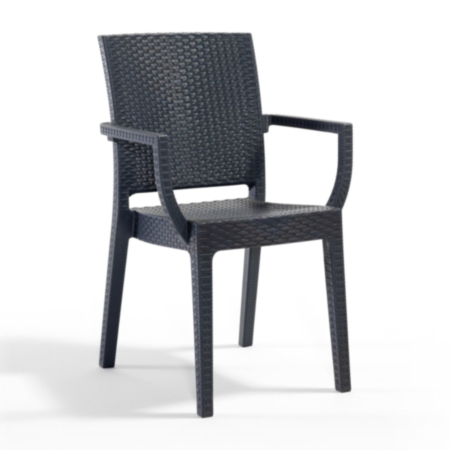 Canterbury Polypropylene Rattan Cafe Bistro Chair