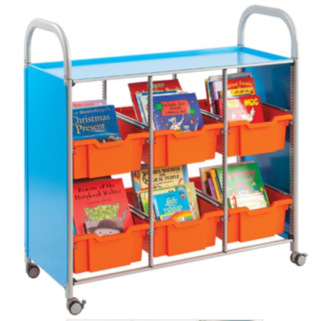 Gratnells Mobile Callero Library Tray Unit