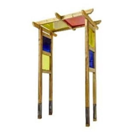 Timotay Outdoor Playground Wooden Sensory Sunlight Archway