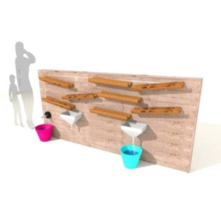 Timotay Sensory Outdoor Playground Waterwall with Truggs