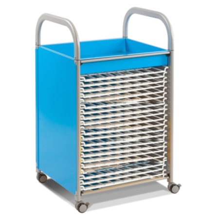 Gratnells Mobile Callero Art Trolley with 20 Drying Racks 