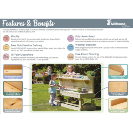 Millhouse Early Years Outdoor Redwood Multi Use Building