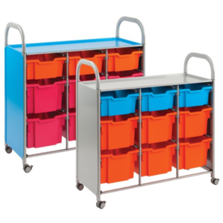 Gratnells Mobile Callero 3 Deep and 6 Extra Deep Treble Unit