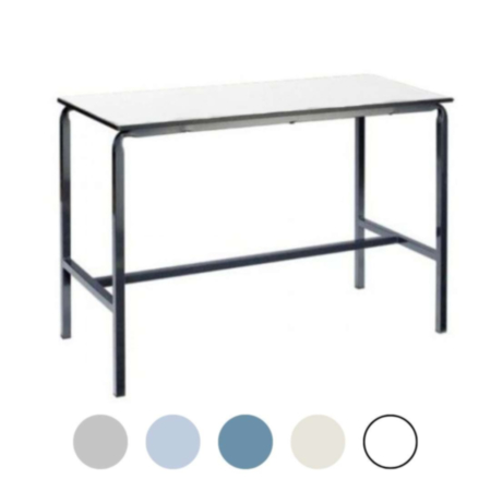 Crushed Bent Laboratory Table - Trespa Top