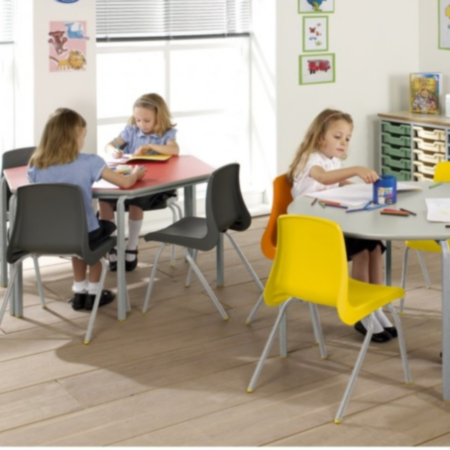 Premium Trapezoidal School Table - Duraform Edge 