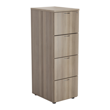4 Drawer Filing Cabinet - Grey Oak