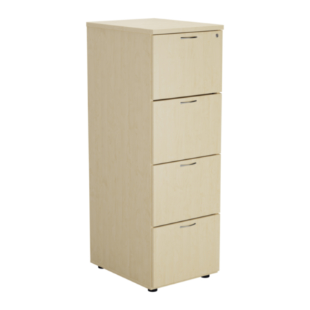 4 Drawer Filing Cabinet - Maple