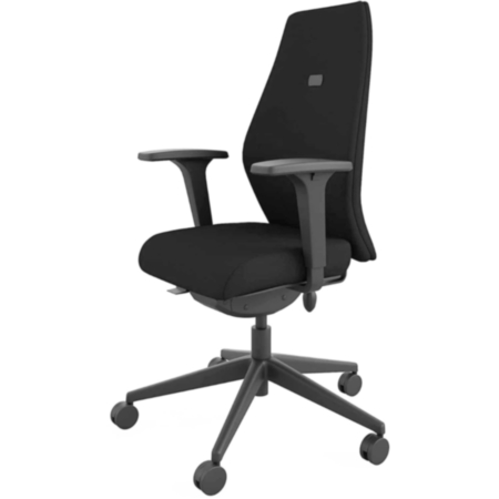 Aspect Black Back Bariatric Ergonomic Office Chair - Black