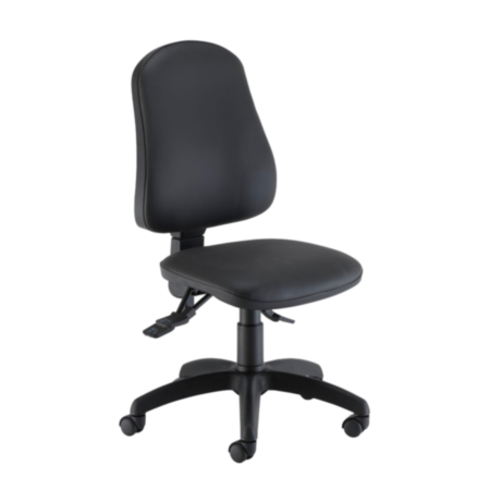 Calypso 2 Lever Ergonomic Office Operator Chair With Lumbar Pump - Black