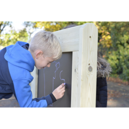 Children&#039;s Wooden Outdoor Freestanding Chalkboard