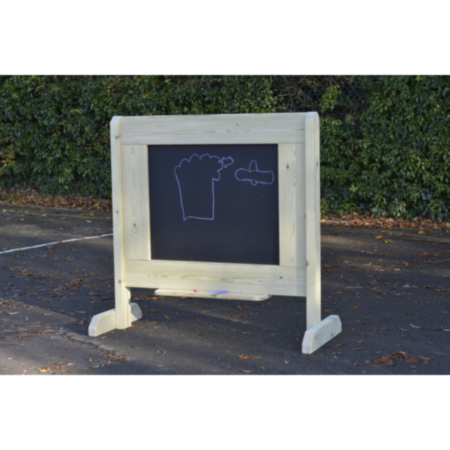 Children&#039;s Wooden Outdoor Freestanding Chalkboard