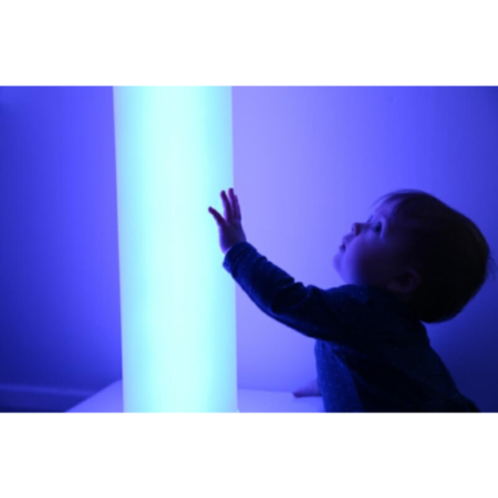 Early Years 1.75M Interactive Passive Sensory Chroma Tube with Dice Control - 150mm Diameter
