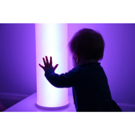 Early Years 1.75M Interactive Passive Sensory Chroma Tube with Dice Control - 150mm Diameter