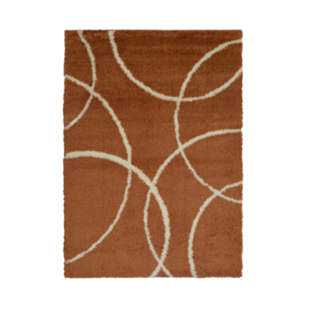Circular Cosy Soft Rug - Orange - XLarge