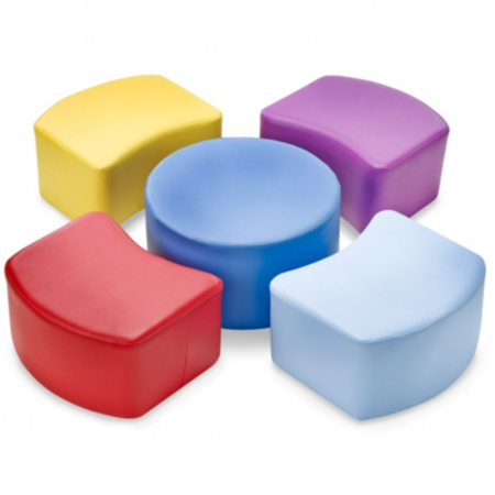 Children&#039;s Modular Seating Circular - Set of 5