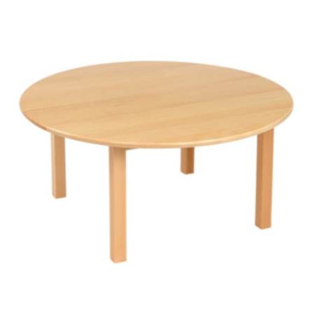 Solid Beech Circular Nursery Classroom Table