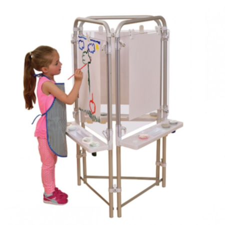 Early Years Three Sided Easel Set (With 3 Clear Boards)