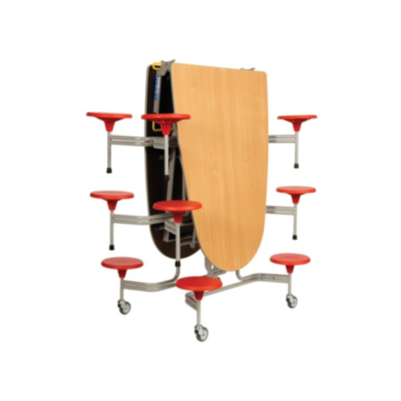 Sico 12 Seater Mobile Oval Folding Seating Table