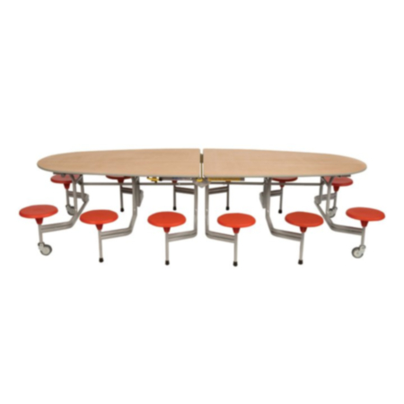 Sico 12 Seater Mobile Oval Folding Seating Table
