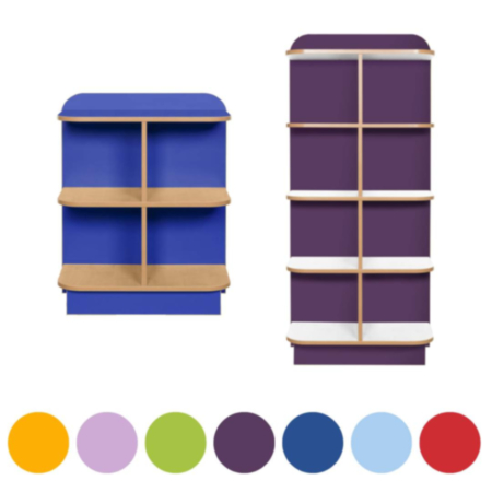 Kubbyclass D-End Cap Library Bookcase