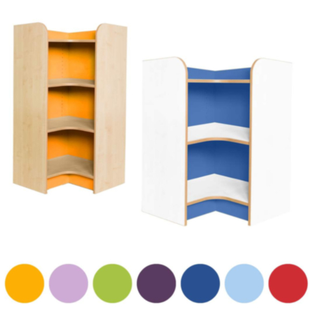 Kubbyclass High Internal Corner Library Bookcase