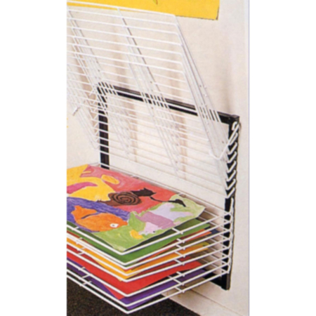 Classroom 15 Shelf Wall Mounted Art Drying Rack