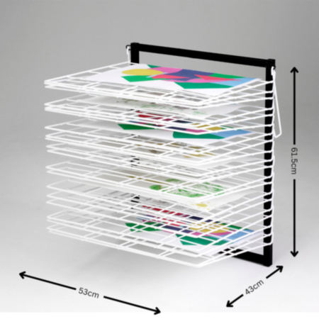 Classroom 20 Shelf Wall Mounted Drying Rack