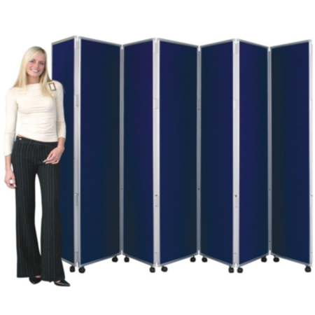 Concertina Mobile Folding Room Divider